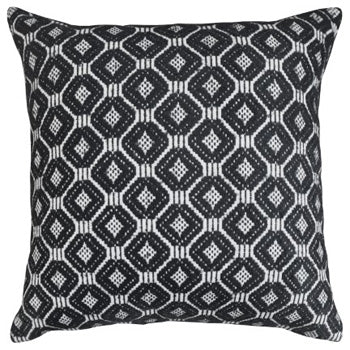 Set of four Ashley Furniture Abra pillows featuring soft fabric covers and subtle geometric patterns for cozy home decor.