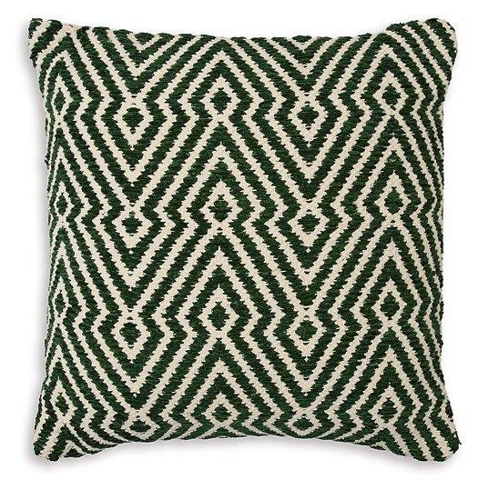 Set of four Ashley Furniture Digover pillows, soft decorative cushions with textured fabric and neutral tones.