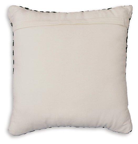 Set of four Ashley Furniture Digover pillows with soft fabric covers and decorative patterns, perfect for home decor.