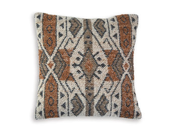 Set of four Kierenworth pillows by Ashley Furniture featuring soft fabric and decorative designs for stylish home decor.