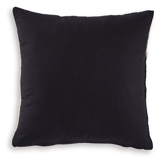 Set of four Ashley Furniture Veerbank pillows featuring soft fabric and decorative patterns, perfect for adding comfort and style to a sofa.