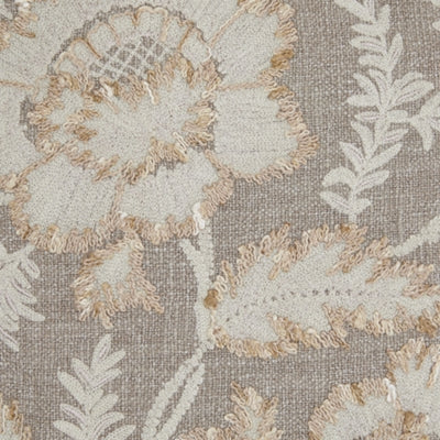 Set of four Ashley Furniture Viveka pillows featuring soft fabric and decorative patterns in neutral tones.