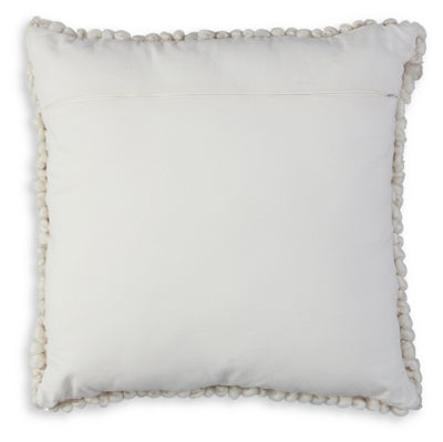 Ashley Furniture Aavie Pillow with soft fabric and decorative design, perfect for adding comfort and style to your space.