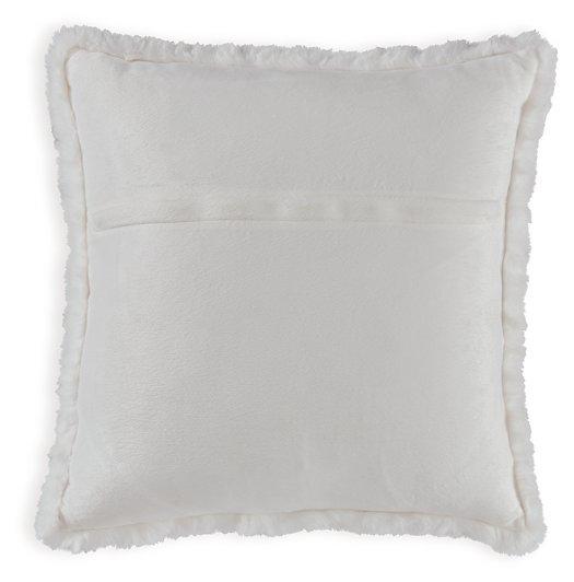 Set of four Ashley Furniture Gariland pillows with soft fabric covers and decorative designs, ideal for home decor and comfort