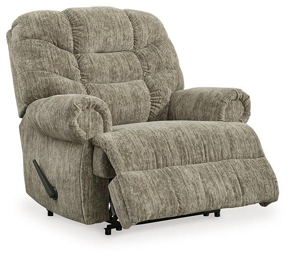 Ashley Furniture Movie Man recliner with plush cushions and ergonomic design, perfect for relaxing in style at home.