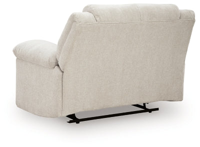 Ashley Furniture Orlen oversized recliner with plush upholstery and wide backrest, perfect for comfortable lounging.