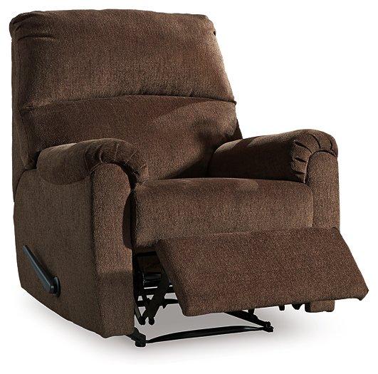 Nerviano recliner by Ashley Furniture featuring plush upholstery and a comfortable, modern design for living room relaxation.