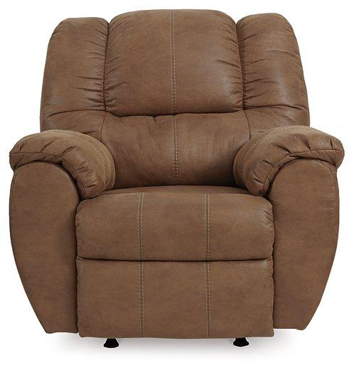 Comfortable McGann Recliner by Ashley Furniture with plush cushioning and a stylish design, perfect for relaxing in any living space.