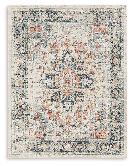 Ashley Furniture Jarrpage Rug featuring a plush, patterned design in neutral tones for cozy, stylish home decor.