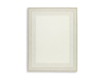 Ashley Furniture Teelgan Rug with intricate patterned design and soft texture, ideal for living room or bedroom decor.