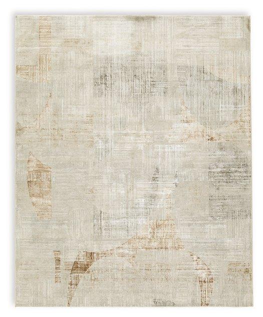 Large Ashley Furniture Truward Rug with intricate patterns, showcasing soft, plush fabric and neutral tones for cozy home decor.