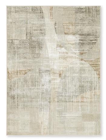 Large Ashley Furniture Truward rug with intricate patterns and soft texture, ideal for adding warmth to living spaces.