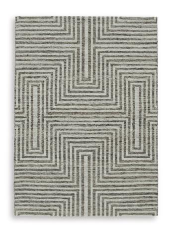 Medium Jossen Rug by Ashley Furniture with intricate woven pattern in neutral tones for cozy home decor.