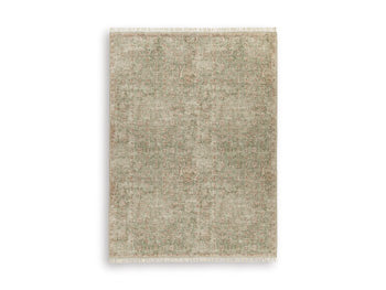 Ashley Furniture Rossbury Rug featuring a stylish pattern, soft texture, and neutral colors suitable for living room or bedroom decor.