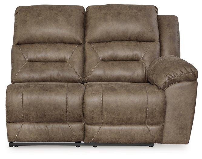Ashley Furniture Ravenel power reclining sectional with plush cushions and modern design, shown in a living room setting.