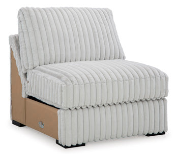 Ashley Furniture Stupendous Sectional sofa shown from an angled view, featuring plush cushions and modern design.