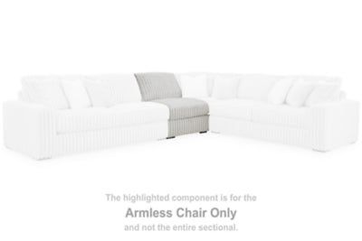 Ashley Furniture Stupendous Sectional sofa with plush cushions and neutral fabric in a modern living room setting.