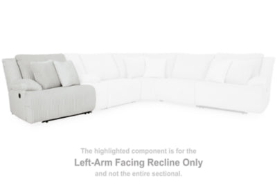 Ashley Furniture Top Tier reclining sectional sofa with chaise, featuring plush cushions and modern design in a spacious living room.