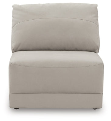 Ashley Furniture Next-Gen Gaucho sectional shown from head-on, featuring plush cushions and modern design in a spacious living room setting.