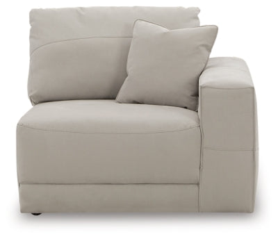 Ashley Furniture Next-Gen Gaucho Sectional with plush cushions and modern design, shown from a front head-on view.
