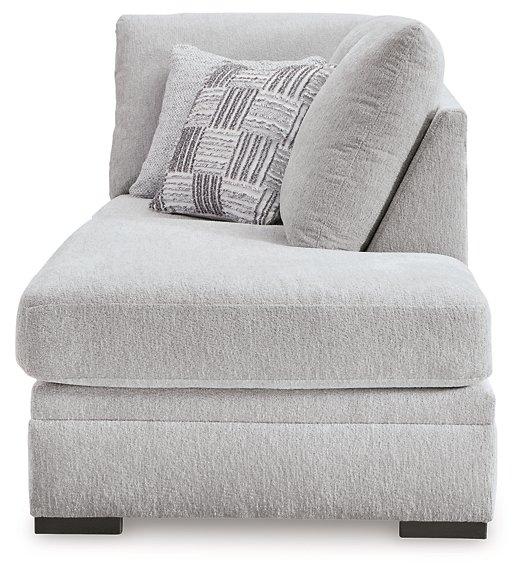 Ashley Furniture Gabyleigh sectional with chaise, featuring plush cushions and modern design in a cozy living room setting.