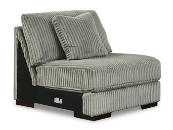 Ashley Furniture Lindyn sectional sofa with plush cushions and modern design, shown in a spacious living room setting.