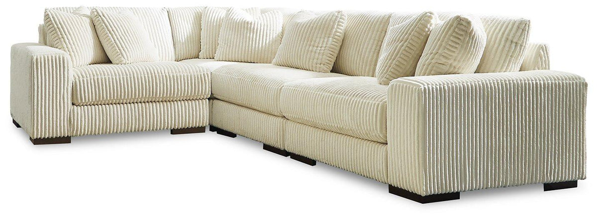 Ashley Furniture Lindyn sectional sofa with plush cushions and modern design, perfect for contemporary living rooms.