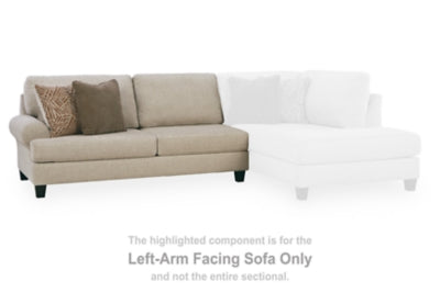 Ashley Furniture Steelwater Retreat sectional with chaise, showing plush fabric upholstery and modern design in a spacious living room setting.