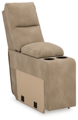 Ashley Furniture Next-Gen DuraPella power reclining sectional with plush cushions and modern design, shown from an angled view.