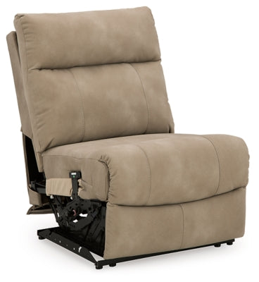 Ashley Furniture Next-Gen DuraPella Power Reclining Sectional shown from an angled view with plush cushions and modern design.