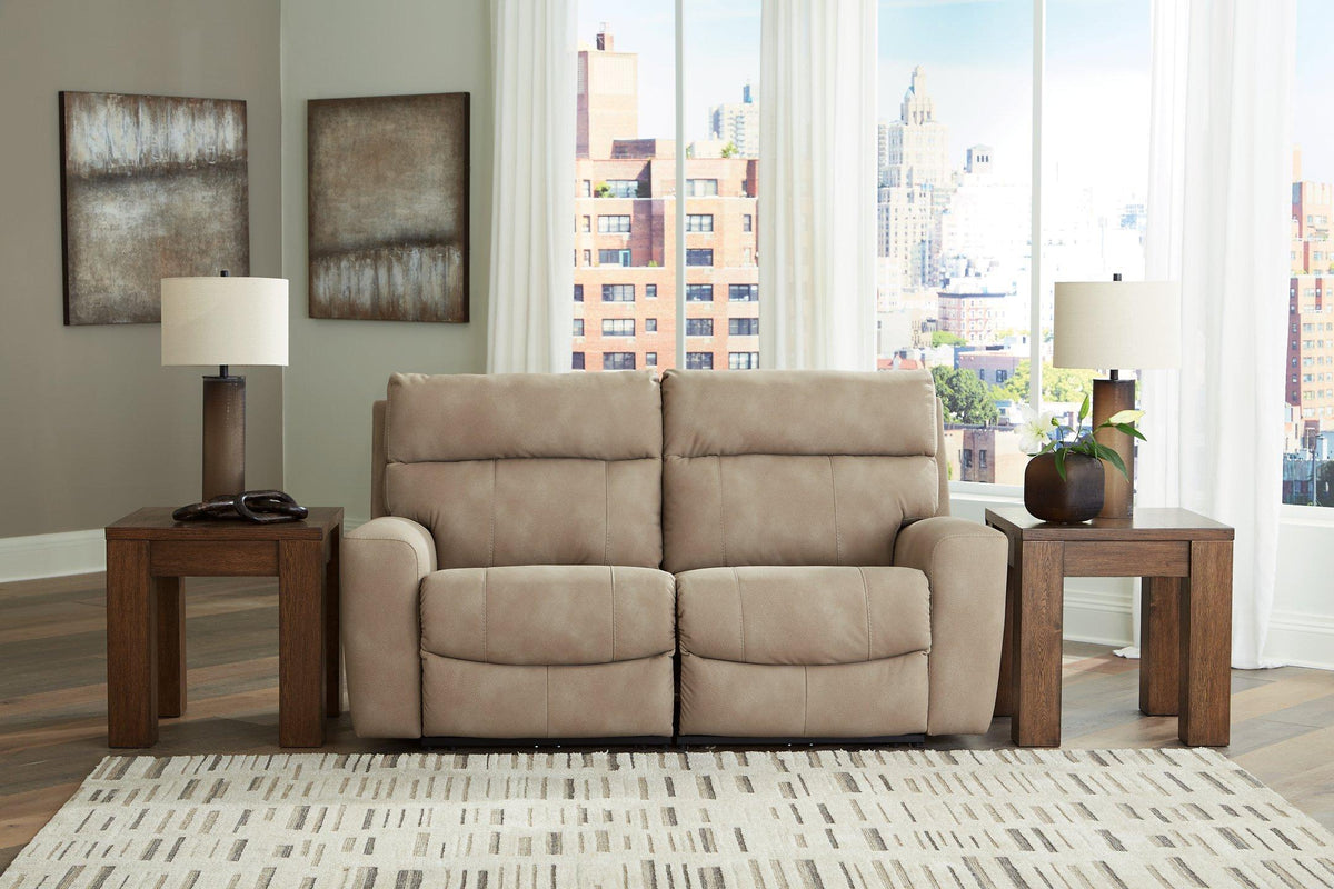 Ashley Furniture Next-Gen DuraPella power reclining sectional loveseat with plush cushions and modern design.