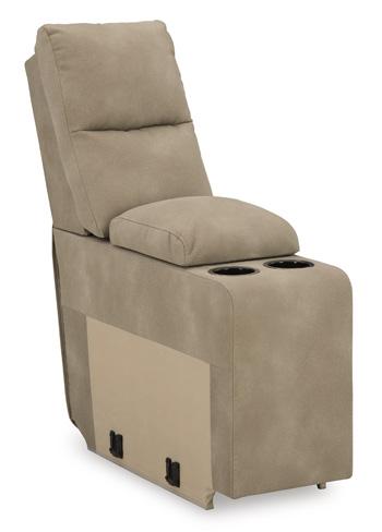 Ashley Furniture Next-Gen DuraPella Power Reclining Sectional Loveseat with console, featuring plush cushions and modern design.