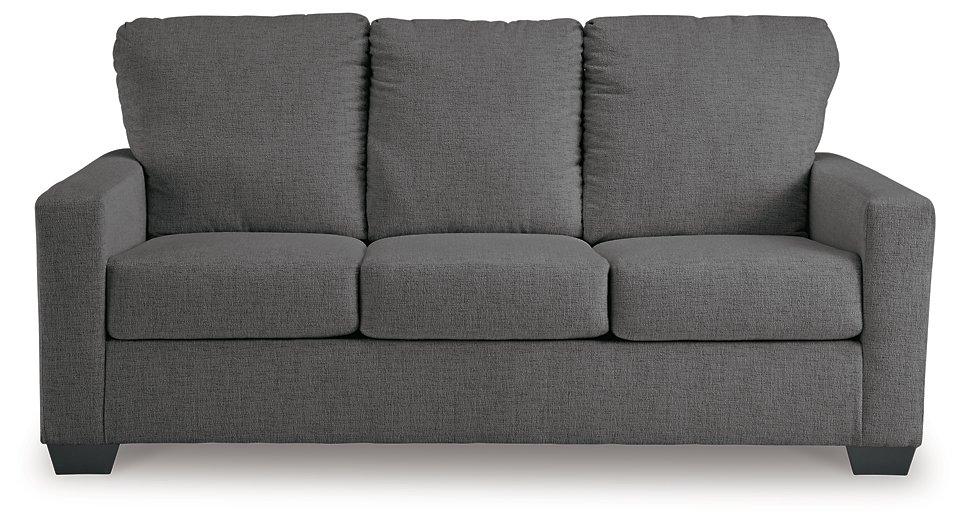Ashley Furniture Rannis Sofa Sleeper, modern gray sleeper sofa with plush cushions and fold-out bed for versatile seating and sleeping space.