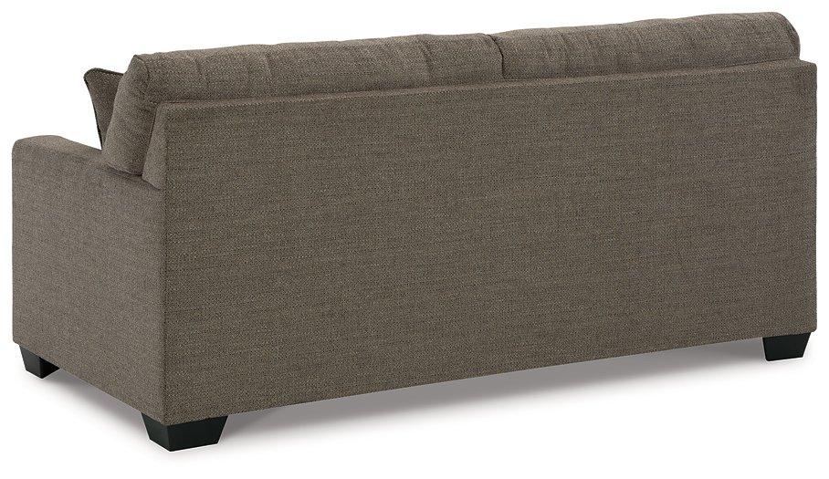 Comfortable Ashley Furniture Mahoney sofa with plush upholstery and modern design, ideal for living room seating.