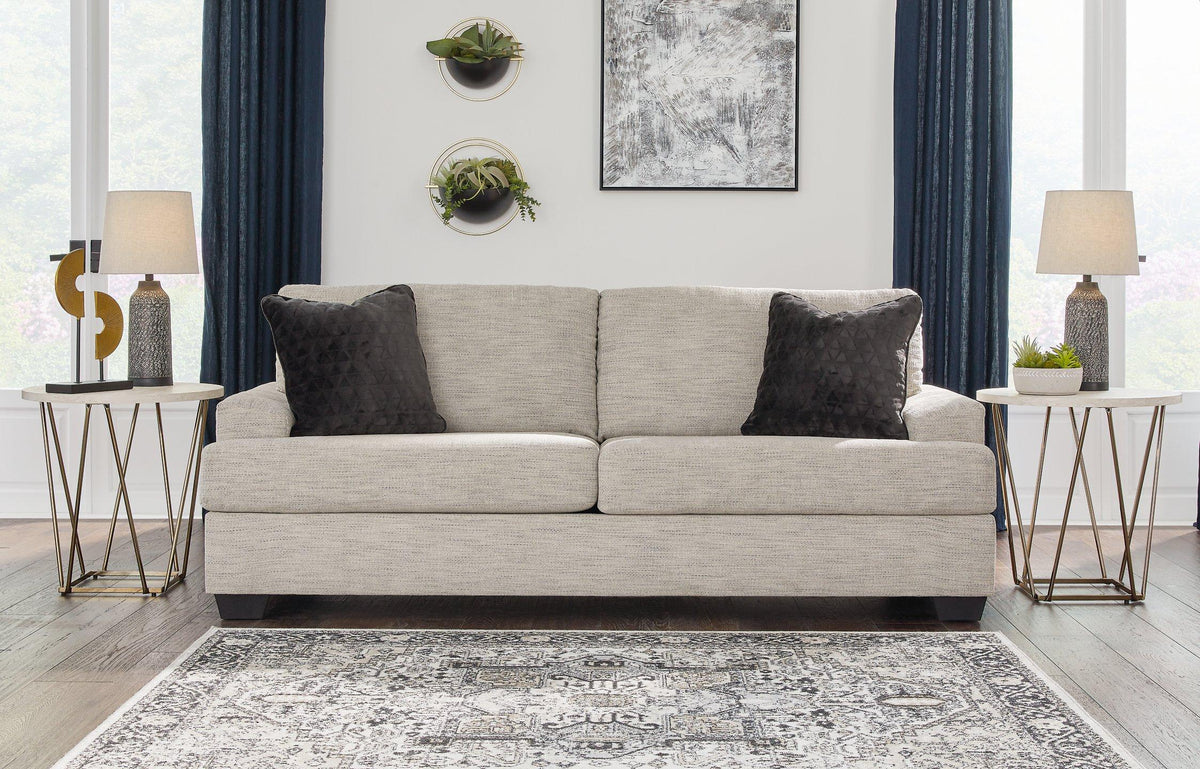 Ashley Furniture Vayda sofa with plush cushions and modern design, shown in a stylish living room setting.
