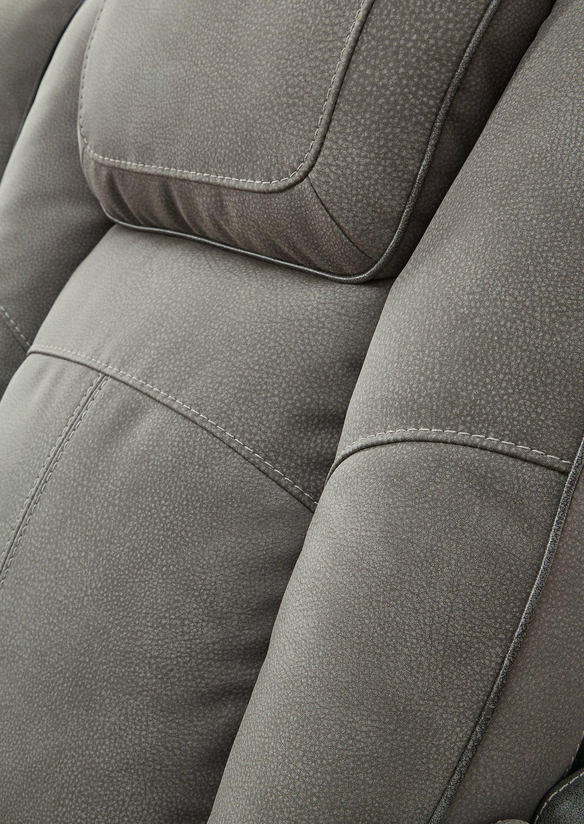 Next-Gen DuraPella Power Reclining Sofa by Ashley Furniture showing plush fabric, reclining seats, and modern design.