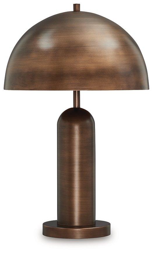 Ashley Furniture Wendfield table lamp with a classic design, featuring a fabric shade and a sturdy base.