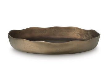 Ashley Furniture Wallmen Tray, decorative wooden tray with handles suitable for wall decor or serving.