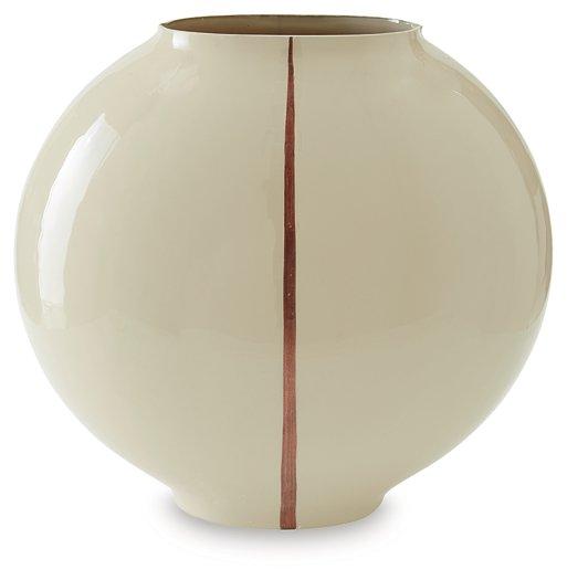 Sheabourne vase by Ashley Furniture, decorative ceramic vase with a textured finish, ideal for tabletop or shelf display.