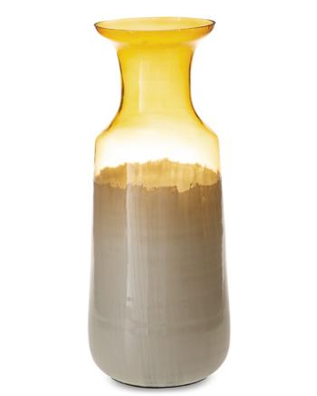 Ashley Furniture Wynburg Vase, decorative ceramic vase with intricate patterns, suitable for display in living spaces.