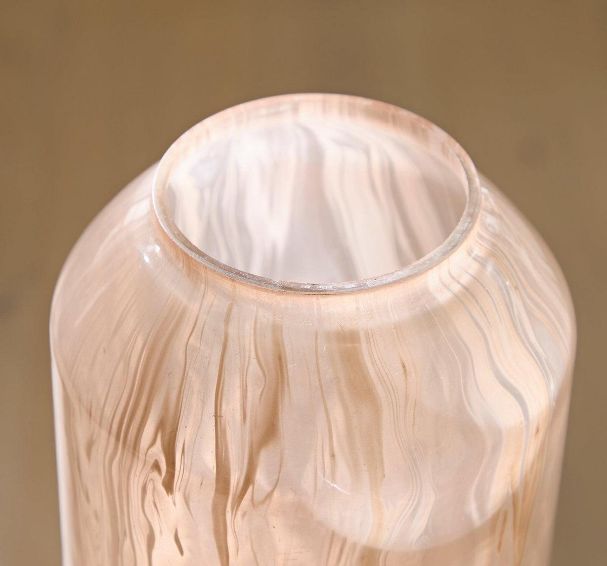 Ashley Furniture Dushby Vase featuring a sleek, modern design with a glossy finish in neutral tones, ideal for home decor.