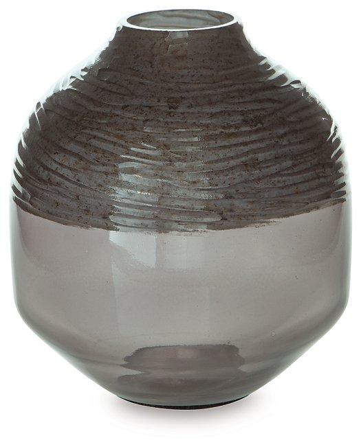 Harpwick Vase by Ashley Furniture featuring a sleek, modern design with a smooth, curved shape and neutral finish.