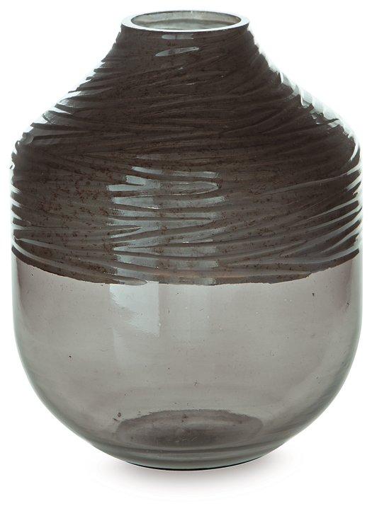 Elegant Harpwick Vase by Ashley Furniture featuring a sleek, modern design in a neutral finish, perfect for home decor.