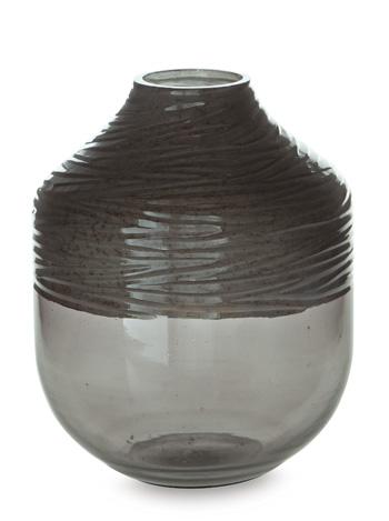 Harpwick Vase by Ashley Furniture featuring a tall, elegant ceramic design with a textured surface and neutral finish.