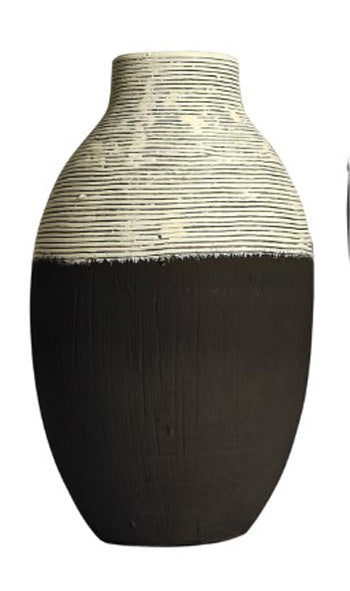 Ashley Furniture Girtha Vase featuring a tall, elegant design with a textured finish, perfect for decorative display in any space.