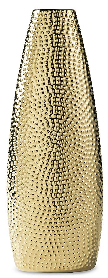 Efim vase by Ashley Furniture showcasing a sleek, modern design with a glossy finish and elegant shape.