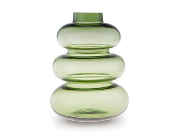 Ashley Furniture Renethorne Vase, decorative ceramic vase with a textured finish, featuring a sleek, modern design.
