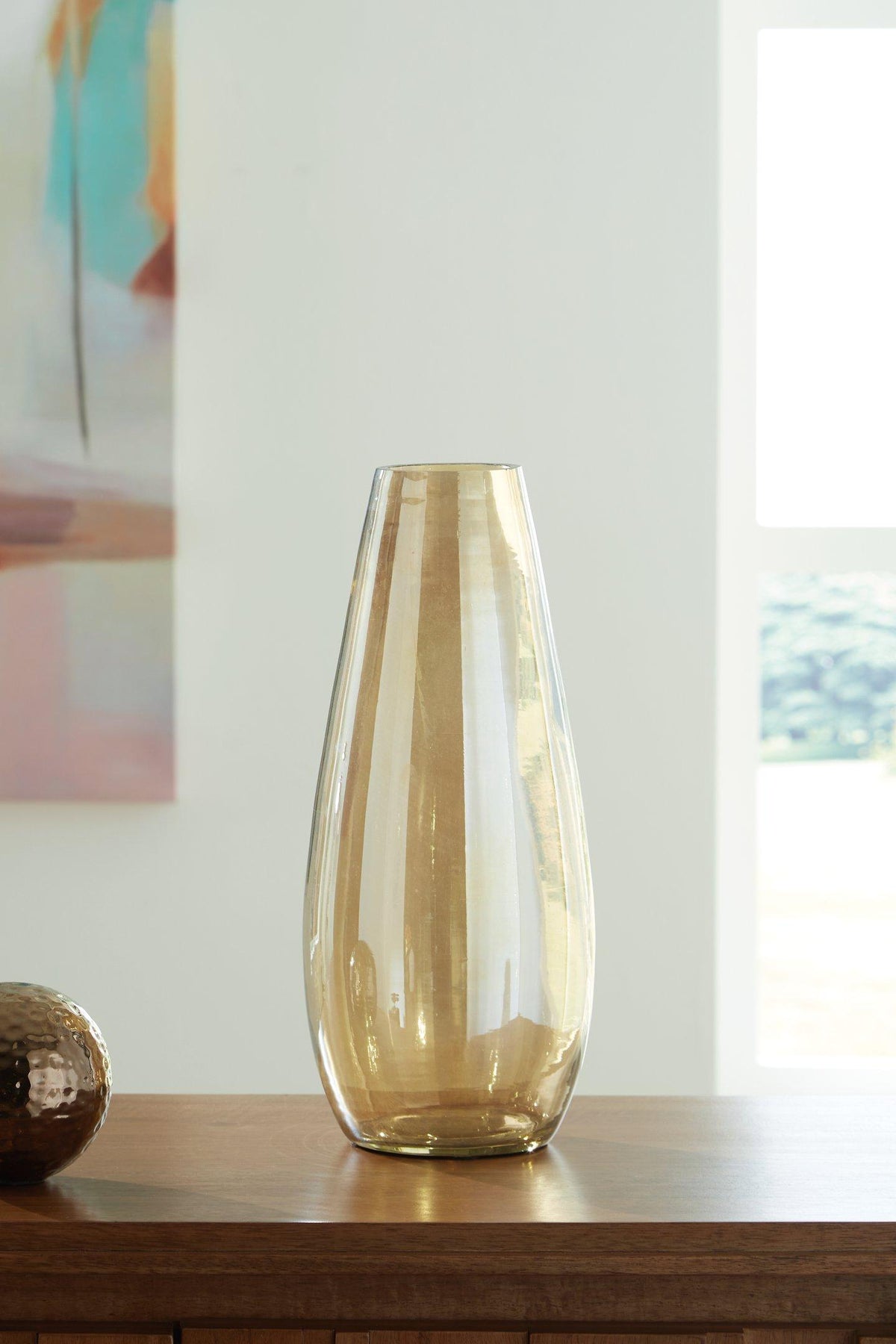 Ashley Furniture Rhettman Vase, decorative ceramic vase with a modern design, perfect for enhancing home decor.