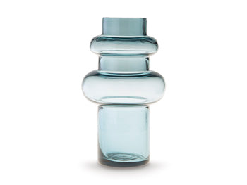 Ashley Furniture Vallmen Vase, decorative ceramic vase with a textured finish and neutral color, suitable for living room decor.