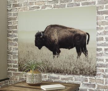 Decorative Brutus wall art by Ashley Furniture featuring modern design and neutral tones for stylish interior decor.